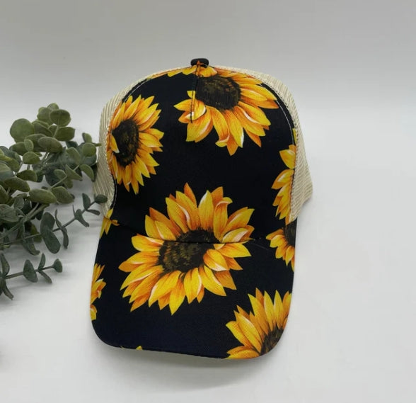 Criss Cross Ponytail Hats Kids & Adults