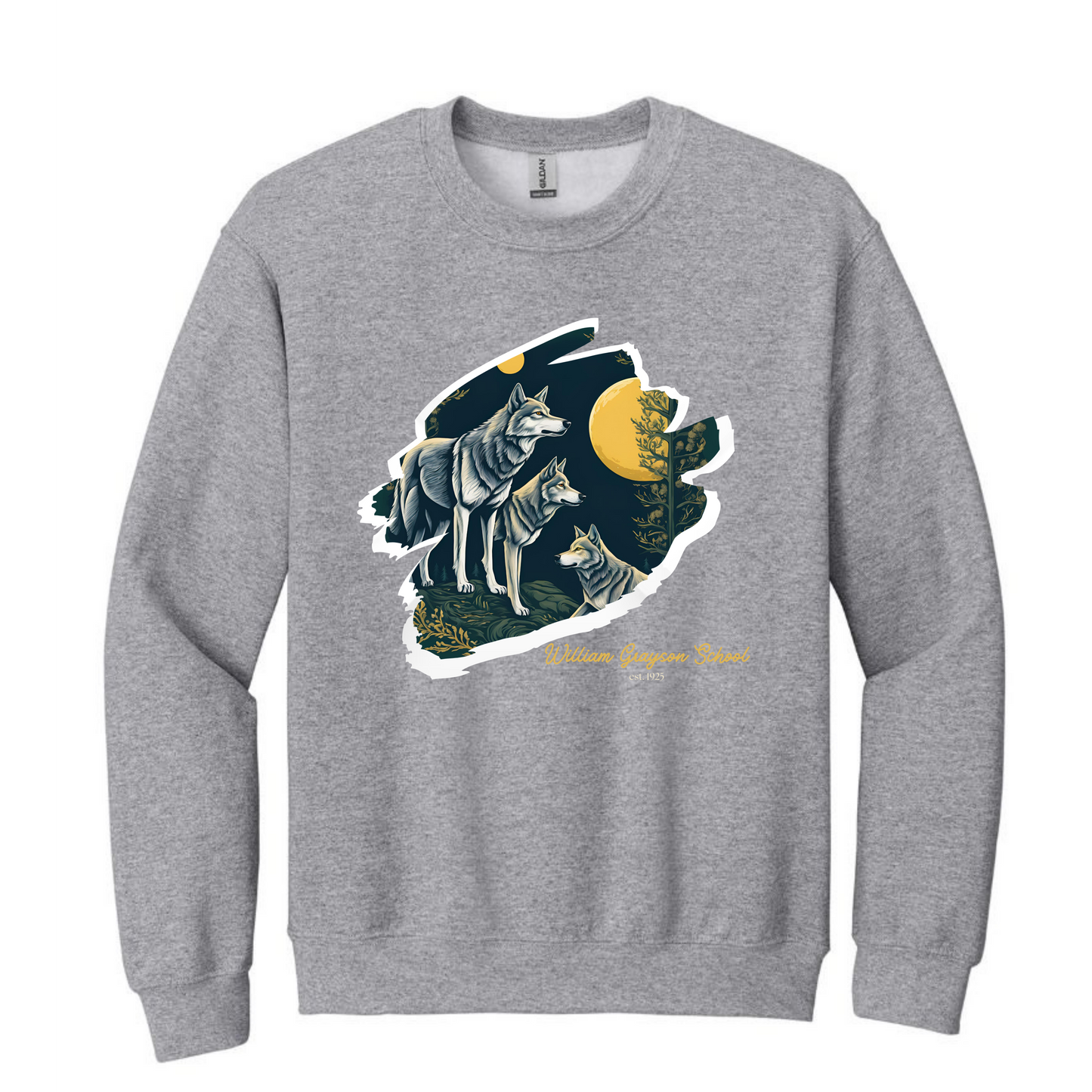 William Grayson "Moon" Adult Crewneck