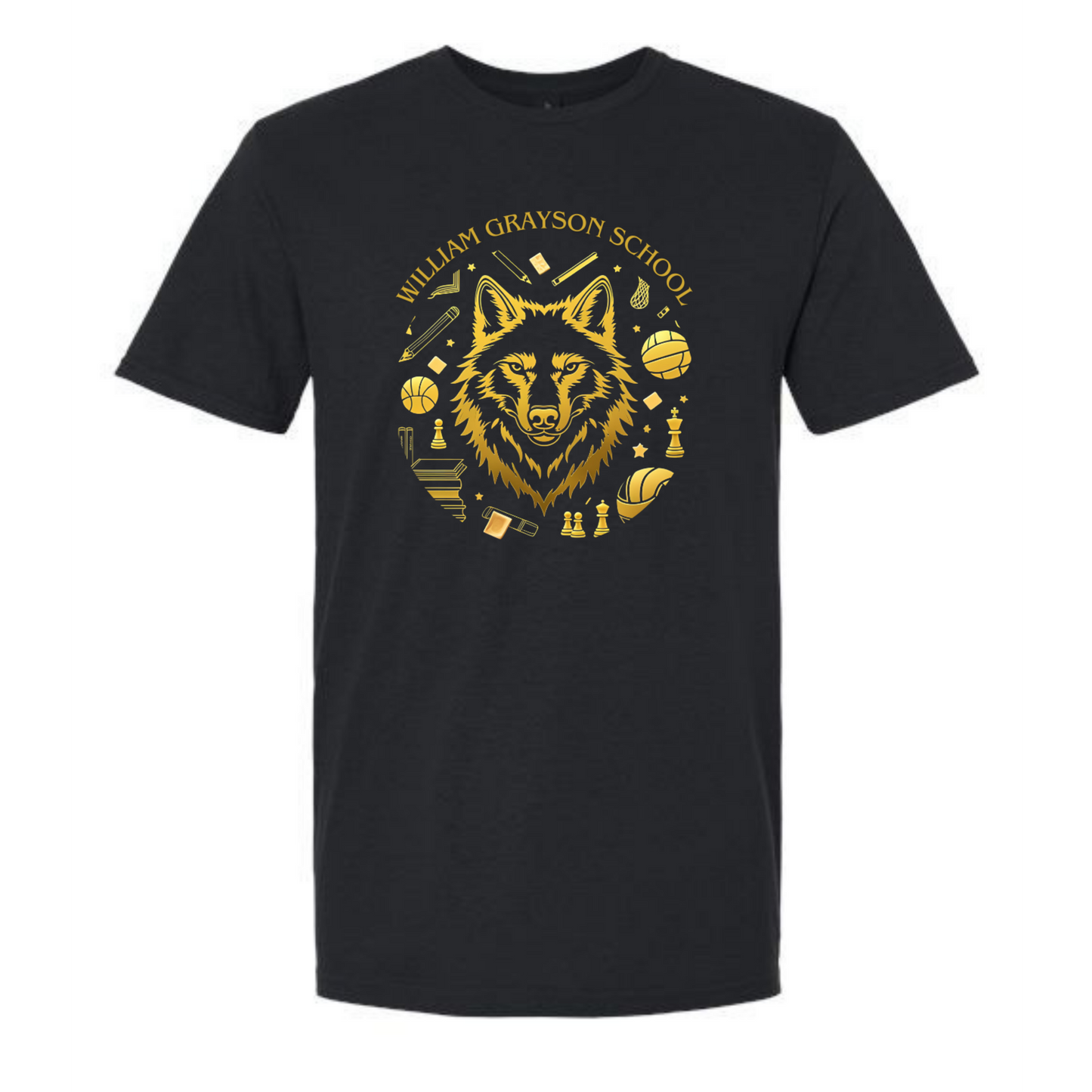William Grayson "Golden Wolf" Adult T-shirt
