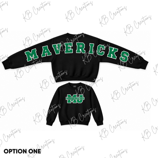 Mavericks Adult Crewneck