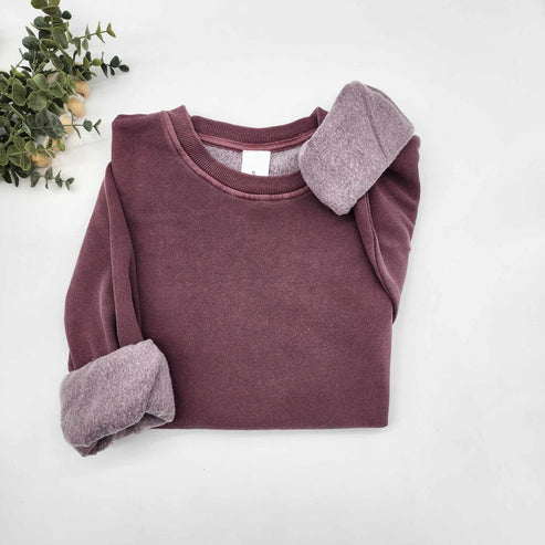 Kids Pigment Dyed Crewnecks