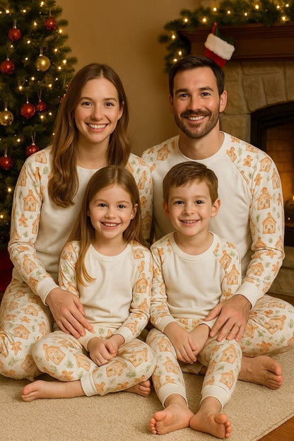 Gingerbread Christmas Family PJ Sets