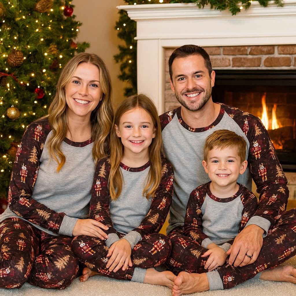 Nutcracker Christmas Family PJ Sets