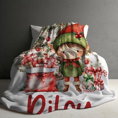 Christmas NAME Blankets