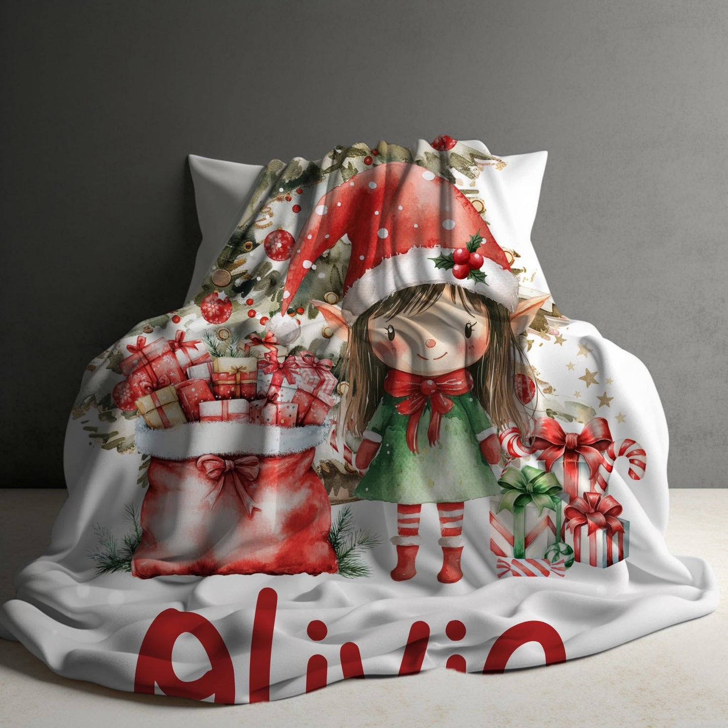 Christmas NAME Blankets