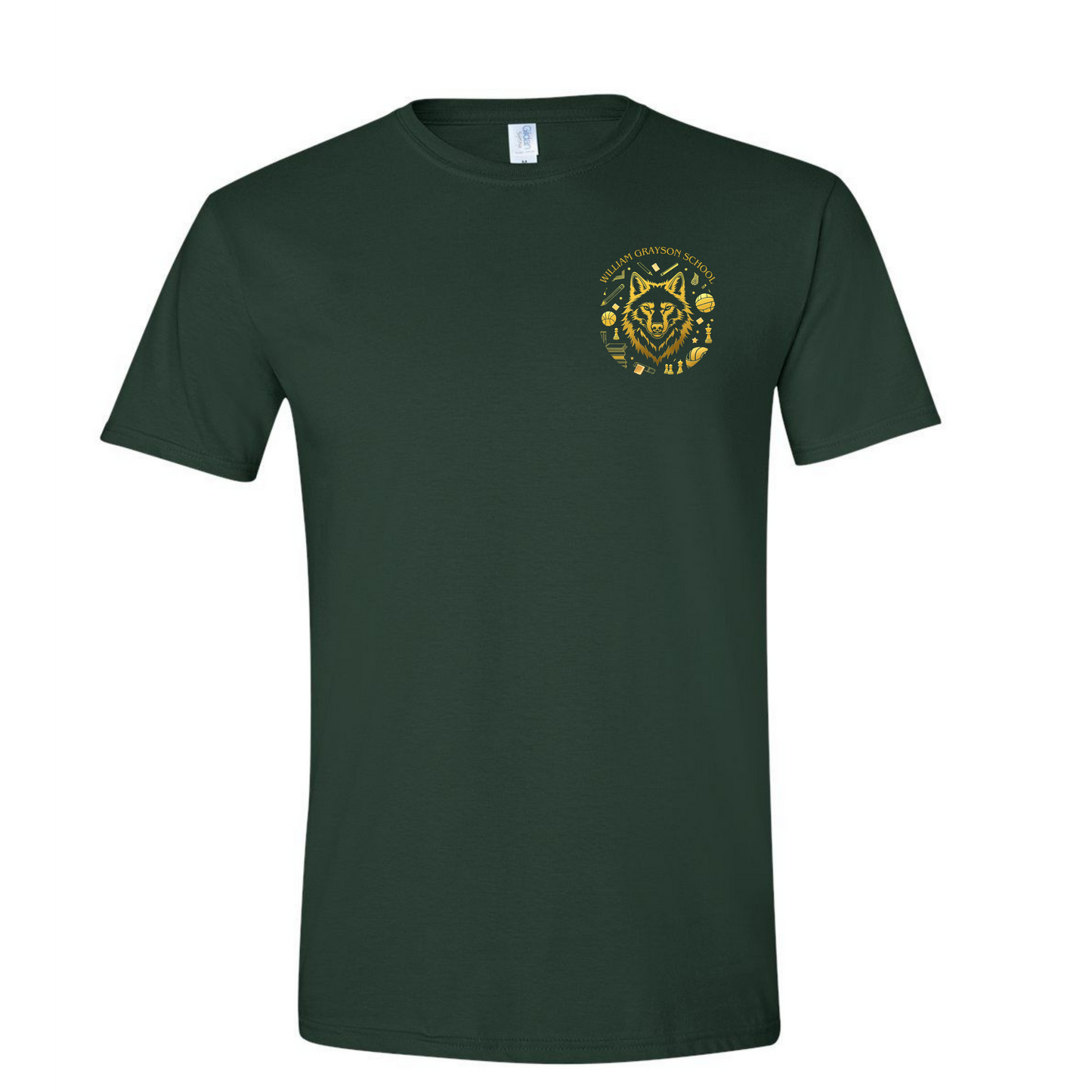 William Grayson "Golden Wolf" Adult T-shirt
