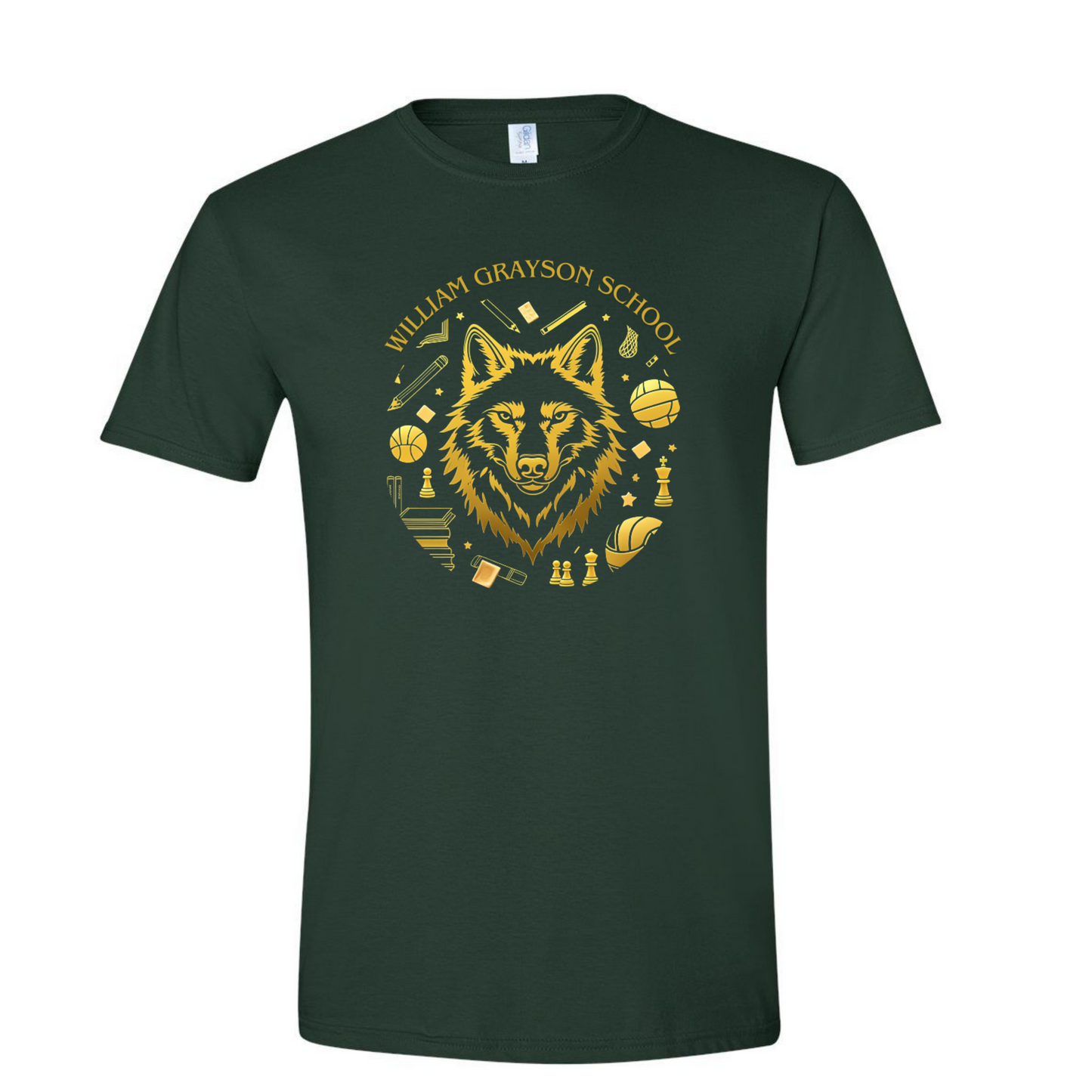 William Grayson "Golden Wolf" Adult T-shirt