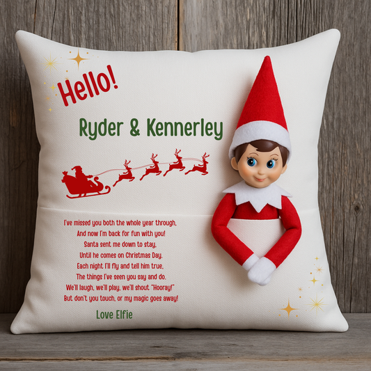 I'm Back Christmas Pillow Cover