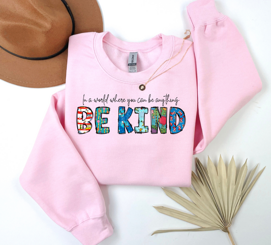 Be Kind Cat Crewneck