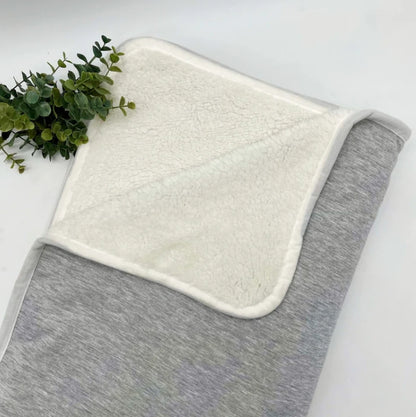 Cozy Sherpa Lined Sweater Blanket
