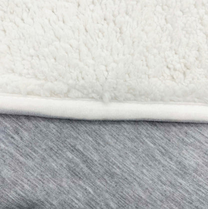 Cozy Sherpa Lined Sweater Blanket