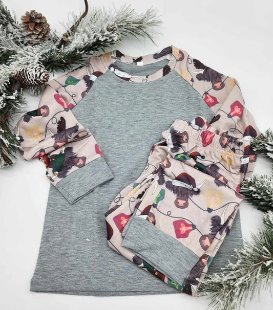 Mooey Christmas Family PJ Sets