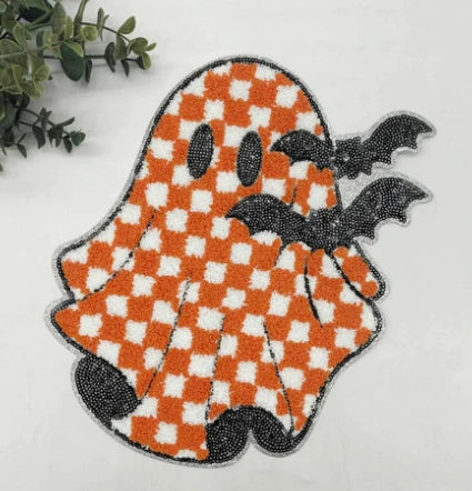 Ghost & Bats Chenille Patch