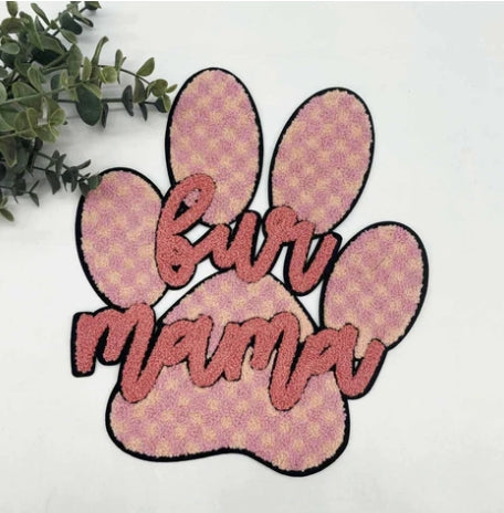 Fur Mama Chenille Patch