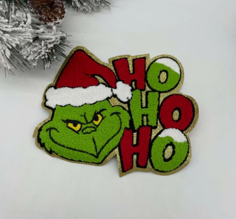 Ho Ho Ho Chenille Patch