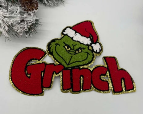 Red Grump Chenille Patch