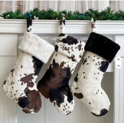 Cow Print Stockings