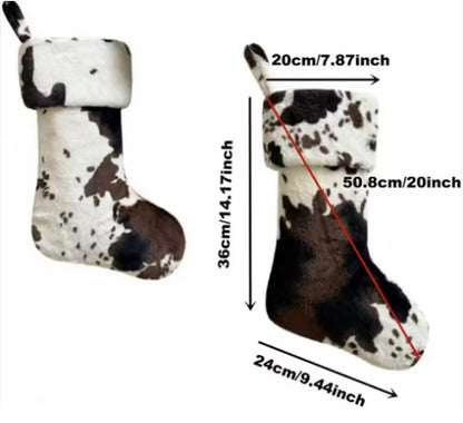 Cow Print Stockings