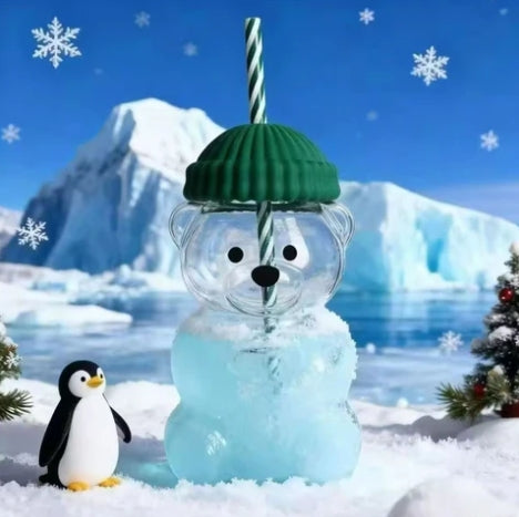 Polar Bear Borosilicate Glass Cup – Pre-Order